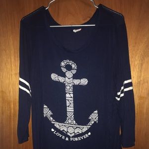 Top girl LA 3-quarter sleeve shirt